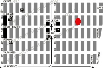 Miami 616 Mapa
